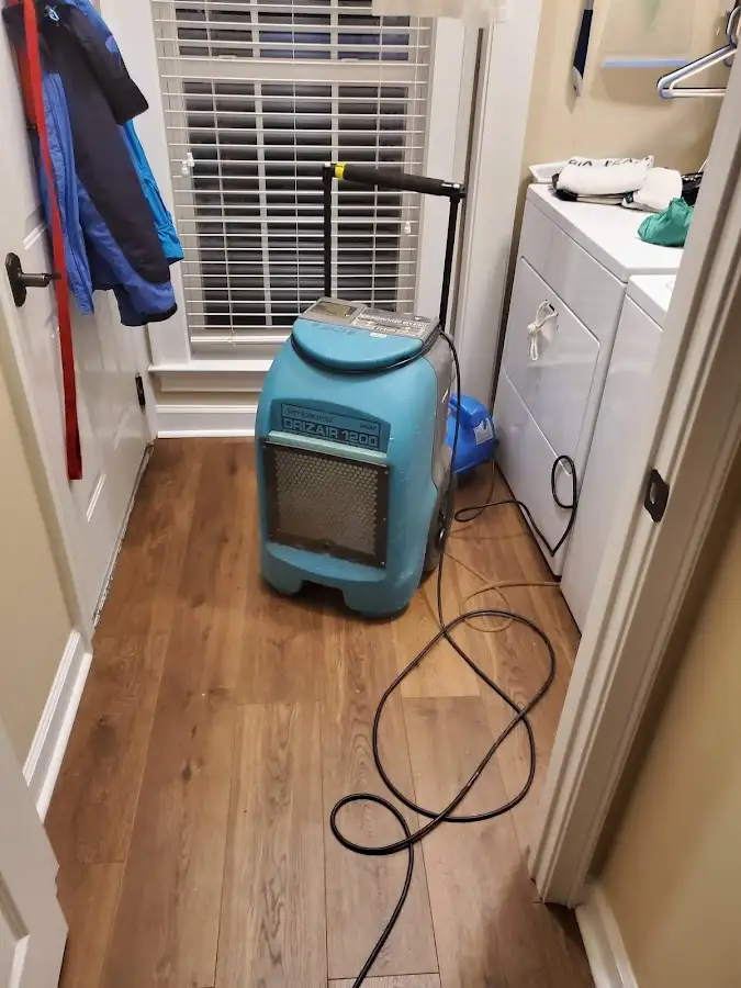 Commercial dehumidifier deployed for Flood Damage Cleanup in Pinellas Park