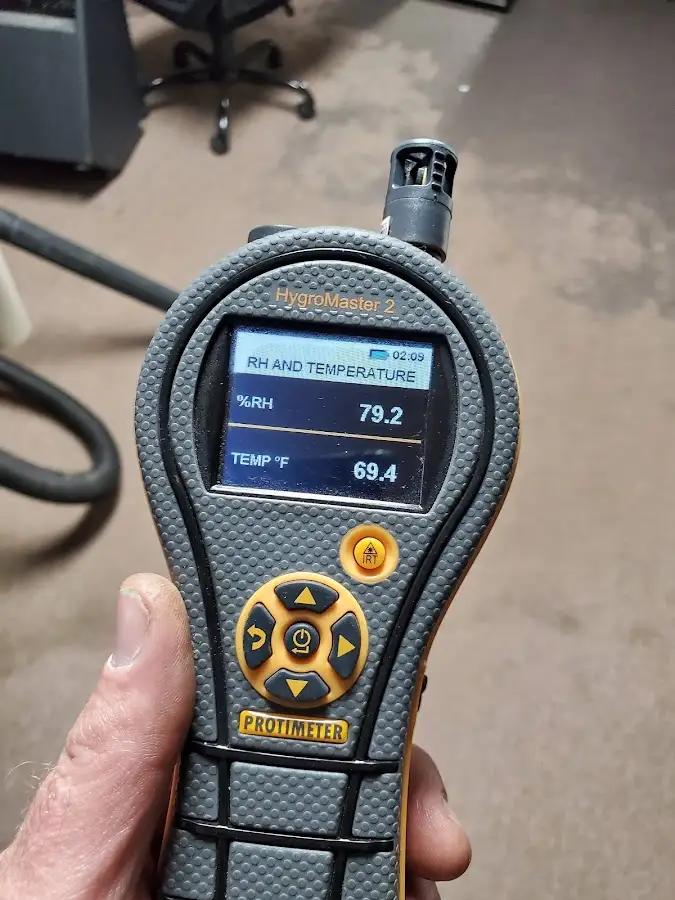 Moisture meter humidity assessment for Mold Remediation & Removal in Pinellas Park