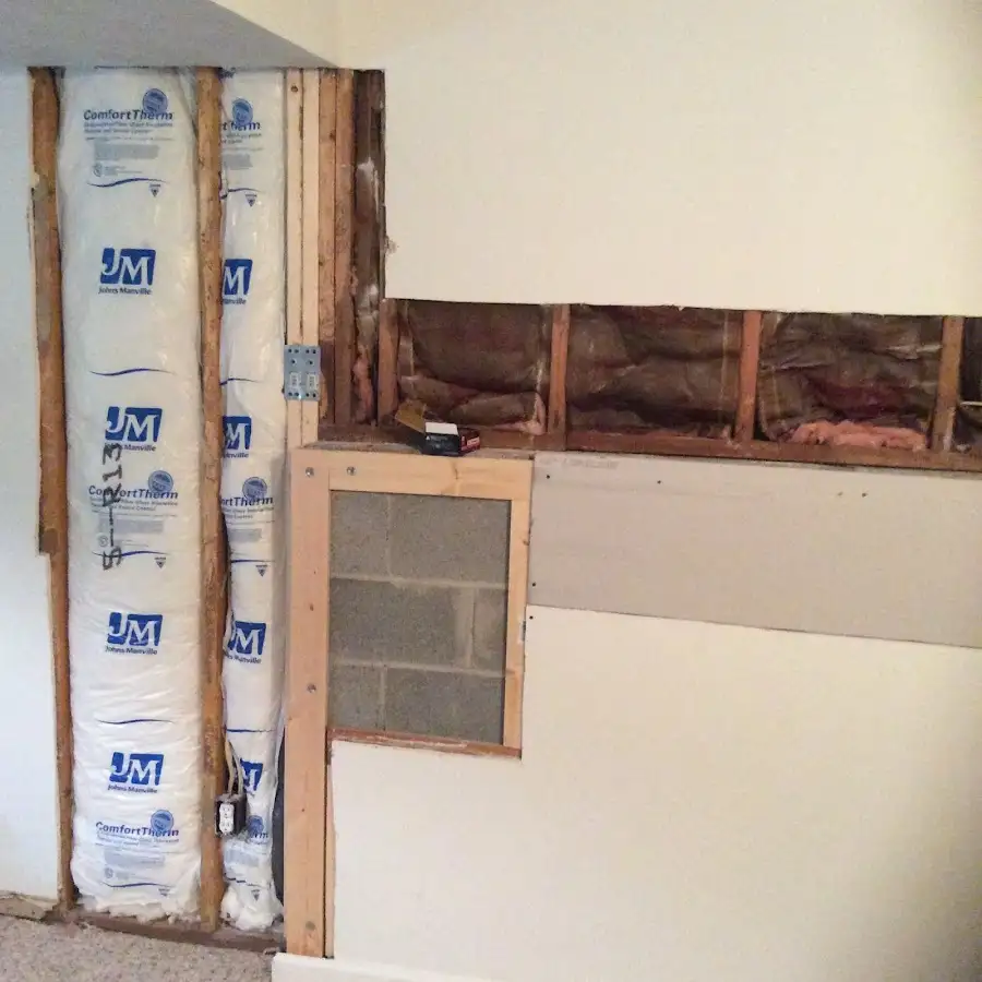 Wall insulation replacement during Contents Cleaning & Restoration in Pinellas Park